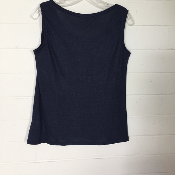 Charter Club Luxury Linen Sleeveless Top M NWT - Picture 5 of 7
